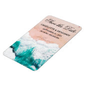 Tropische strandbestemming Weddenschap Opslaan dat Magneet (Linkerzijde)