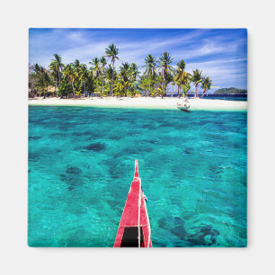 Tropische stranden   El Nido, Filipijnen, Palawan Magneet