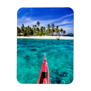 Tropische stranden El Nido, Filipijnen, Palawan Magneet