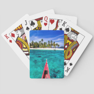 Tropische stranden El Nido, Filipijnen, Palawan Pokerkaarten