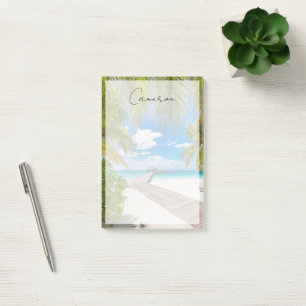 Tropische stranden Maldiven Island Wooden Jetty Post-it® Notes