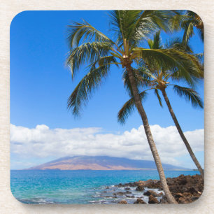 Tropische stranden   Maui Hawaii Bier Onderzetter