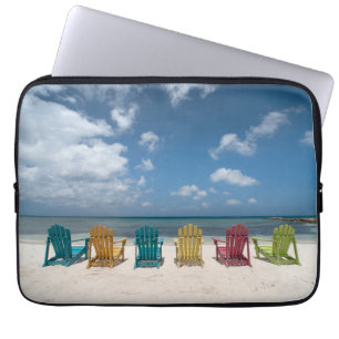 Tropische stranden   Palmstrand, Aruba Laptop Sleeve