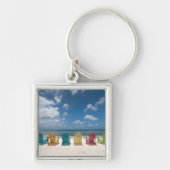 Tropische stranden | Palmstrand, Aruba Sleutelhanger (Voorkant)