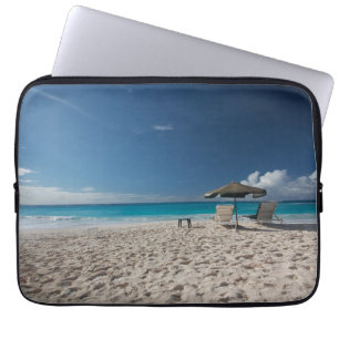 Tropische stranden Sandy Beach, Anguilla Laptop Sleeve
