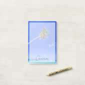Tropische stranden | Witte strand, fillipinen Post-it® Notes (Op bureau)