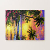 Tropische Strandlandschap Jigsaw Puzzel (Horizontaal)