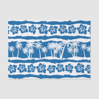 Tropische strandpalmstrepen tissuepapier