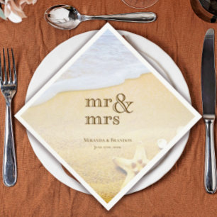 Tropische strandstransport servet