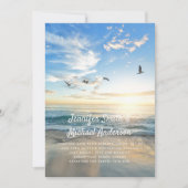 Tropische strandtrouwfoto in het buitenland Modern (Voorkant)