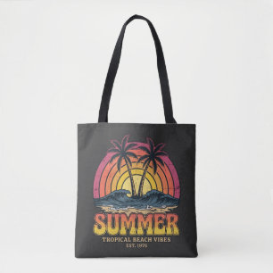 Tropische strandvibes - zomer vakantie draagtas