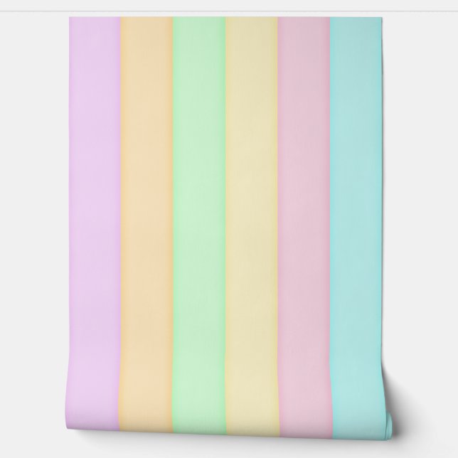 Tropische streep behang (Afrollen)