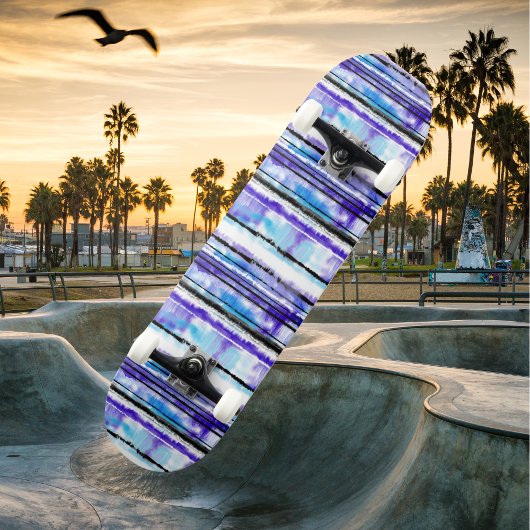 Tropische strepen - Strandontwerp Skateboard