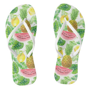 Tropische teenslippers