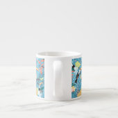 Tropische textuur met toucans en levende vogels espresso kop (Achterkant)