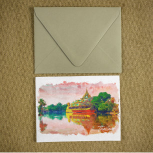 Tropische Thailand Beach Paradise Travel Briefkaart