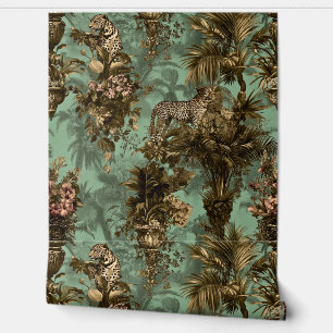 Tropische thema's & Leopards Exotische Planten Behang