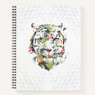 TROPISCHE TIJGER Grafiekpapier Spiraal Notebook Notitieboek