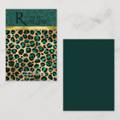 Tropische tijgeroerwoud roze bloem Oorscherm Visitekaartje (Voorkant / Achterkant)