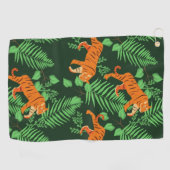 Tropische tijgerovers golfhanddoek (Horizontaal)