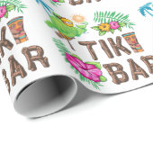 TROPISCHE TIKI BAR CADEAUPAPIER (Rol Hoek)