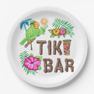 TROPISCHE TIKI BAR PAPIEREN BORDJE
