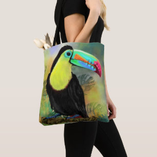 Tropische Toco Toucan Canvas tas
