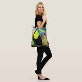 Tropische Toco Toucan Canvas tas (Op model)