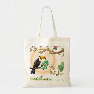 Tropische Toekan Vogel & Jungle Bladeren Esthetisc Tote Bag