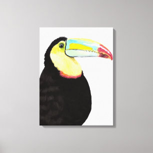 Tropische Toucan Bird Canvas Afdruk
