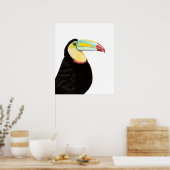 Tropische Toucan Bird Poster (Keuken)