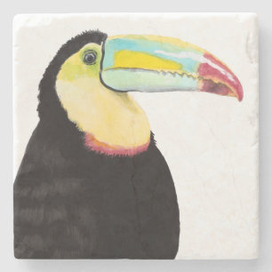 Tropische Toucan Bird Stenen Onderzetter
