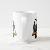 Tropische Toucan Birds Jumbo Mok (Achterkant)