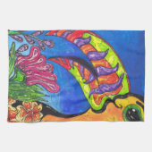 Tropische Toucan Kitchen Towel Theedoek (Horizontaal)