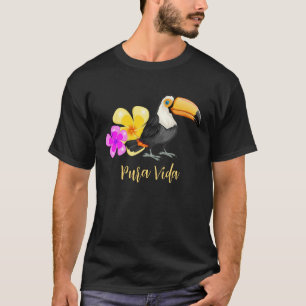 Tropische Toucan Pura Vida Design T-shirt