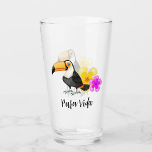 Tropische Toucan Pura Vida Drink glazen tuimelaar