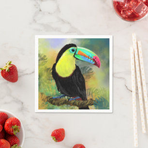 Tropische Toucan servetten