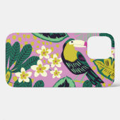 Tropische Toucans: bloemenpatroon Case-Mate iPhone Case (Achterkant (horizontaal))