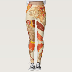 Tropische Toucans: Exotisch naadloos ontwerp Leggings