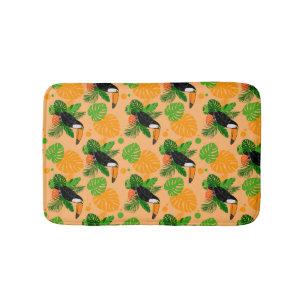 Tropische touccan Bird Seamless Pattern Badmat