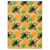 Tropische touccan Bird Seamless Pattern Klembord (Achterkant)