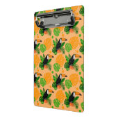 Tropische touccan Bird Seamless Pattern Mini Klembord (Angled2)