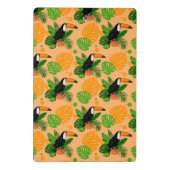 Tropische touccan Bird Seamless Pattern Mini Klembord (Achterkant)