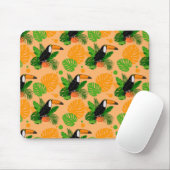 Tropische touccan Bird Seamless Pattern Muismat (Met muis)