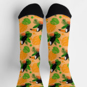 Tropische touccan Bird Seamless Pattern Sokken (Top)