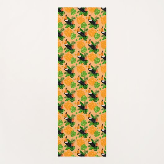 Tropische touccan Bird Seamless Pattern Yogamat (Voorkant)