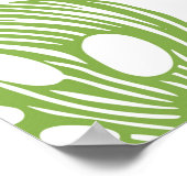 Tropische trendy naadloos patroon met exotische pa poster (Hoek)