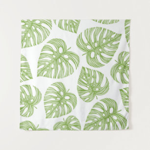 Tropische trendy naadloos patroon met exotische pa wandkleed