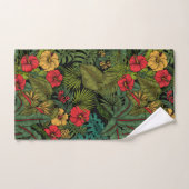 Tropische tuin bad handdoek (Handdoek)