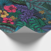 Tropische tuin cadeaupapier (Hoek)